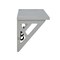 Alaterre Furniture Coventry 36"W Coat Hook with Bench Hall Tree Set, Gray ANCT030940 - alternate 5